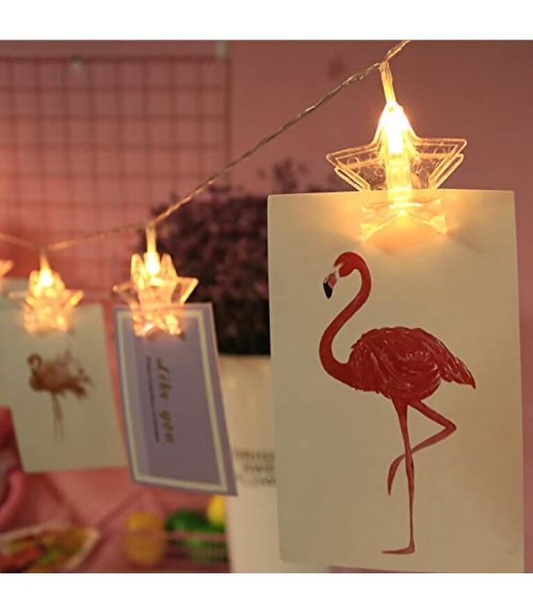 Гирлянда прищепки "Звезды"