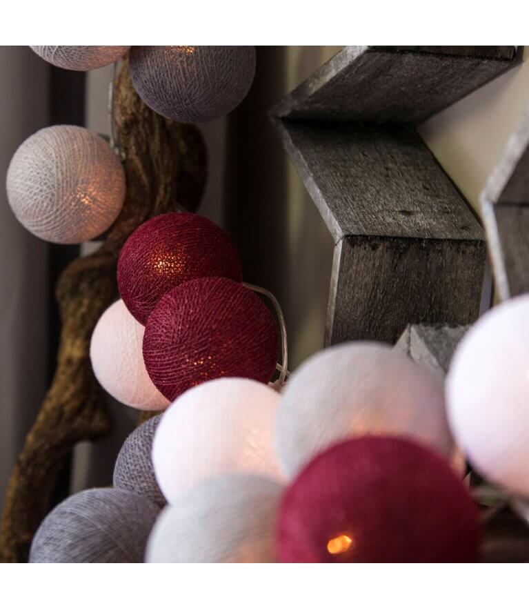 Тайская гирлянда "Dark Red"