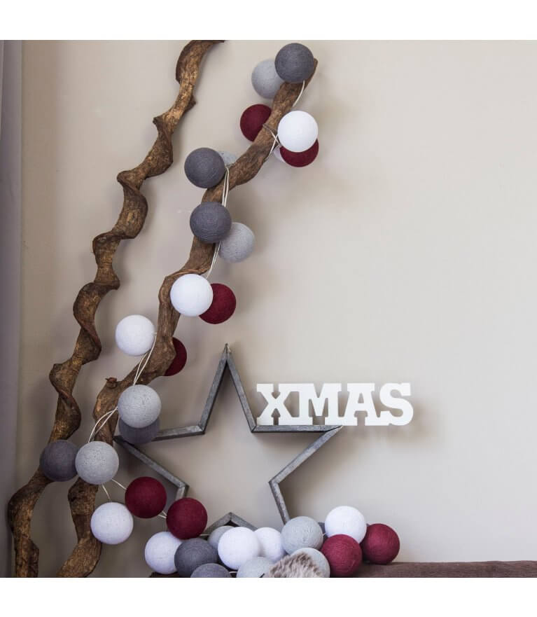 Тайская гирлянда "Dark Red"