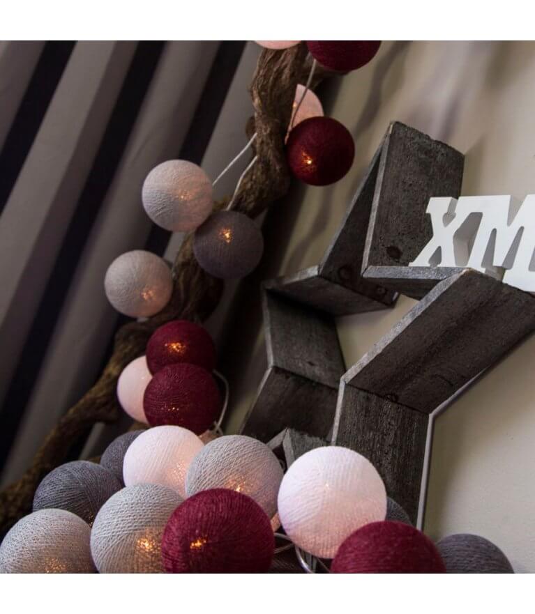 Тайская гирлянда "Dark Red"