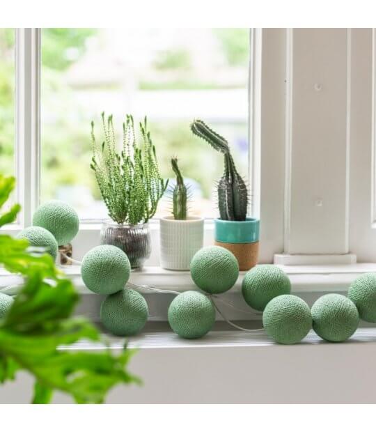 Тайская гирлянда "Sage Green"