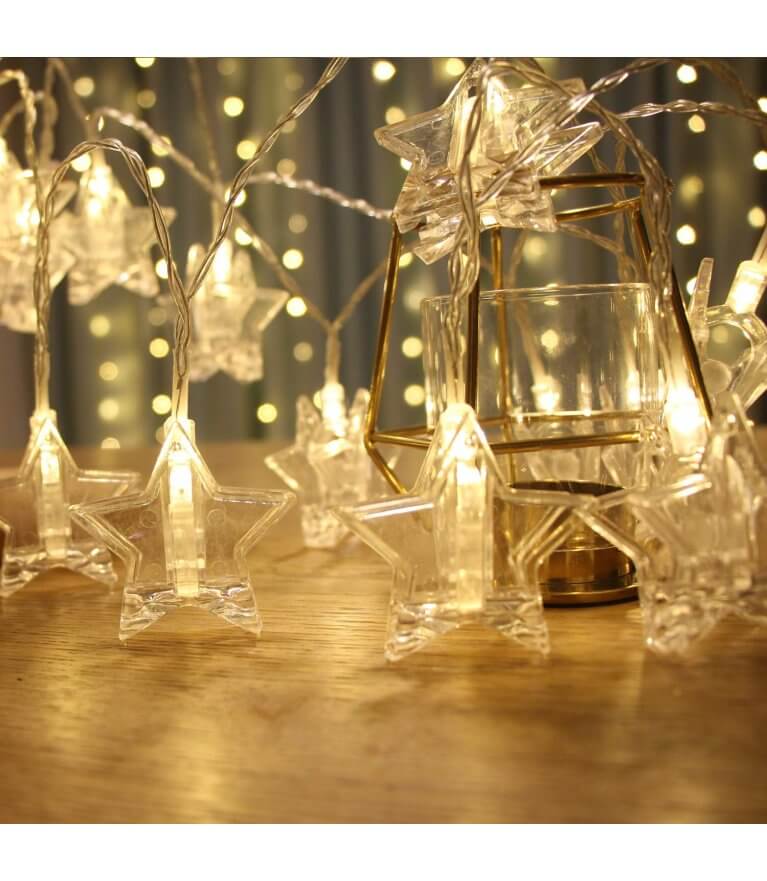 Гирлянда прищепки "Звезды"