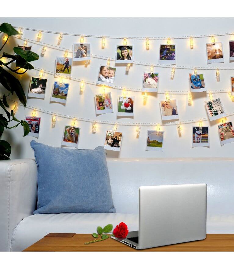 Гирлянда прищепки "Звезды"